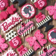 Barbie Birthday Cookies - Dubai