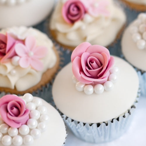 Elegant Rose Cupcakes Dubai
