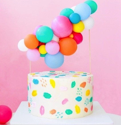 Colorful Balloon Birthday cake Dubai