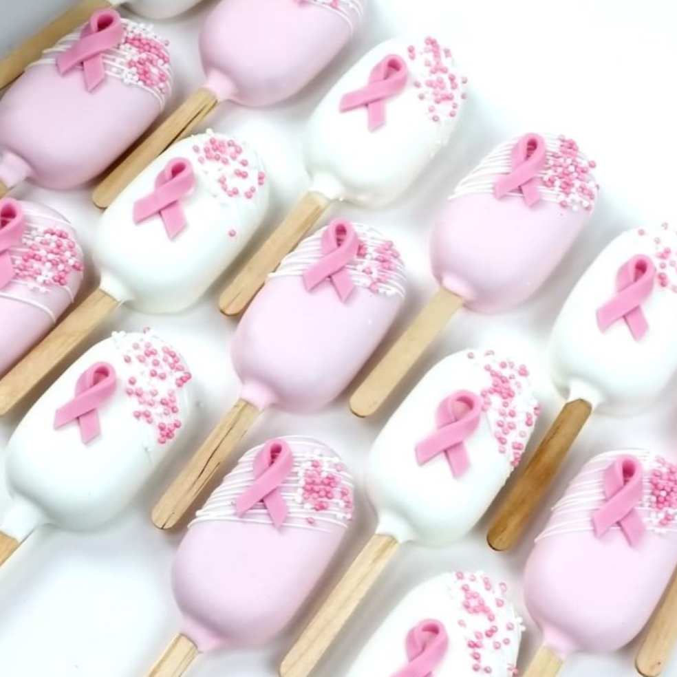 Pink Ribbon Cake Jars Dubai - Breast Cancer Support Gifts - Order Now ...