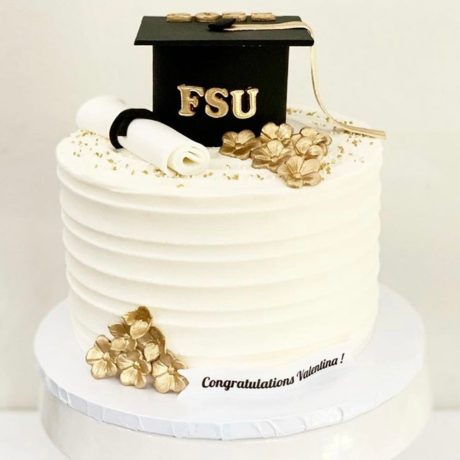 Indoor Photo Elegant Graduation Cake Golden AI-generated image 2357185509 |  Shutterstock