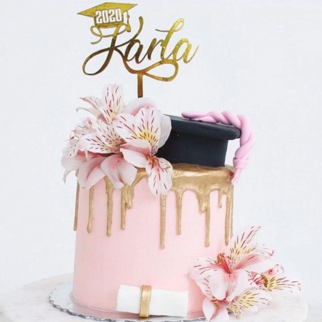 Elegant Graduation Cake – Wow Sweets