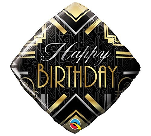 Black & Gold Birthday Balloon Gifts UAE