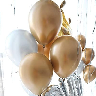 Silver Gold Chrome Balloons Dubai