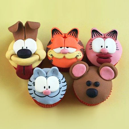 Garfield & Friends Cupcakes - Dubai