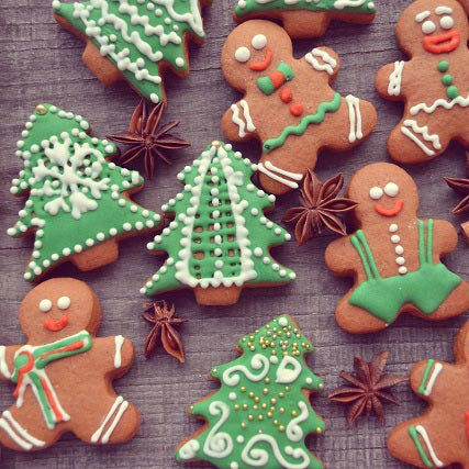 Gingerbread Men Design Cookies - Dubai