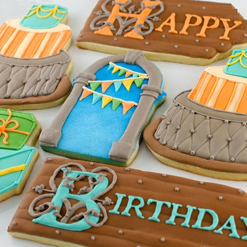 Birthday Renaissance Cookies - Dubai