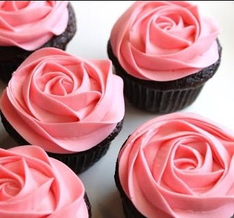 Roses cupcakes