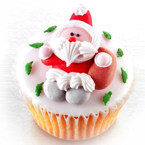 Santa Claus Christmas Cupcakes - Dubai