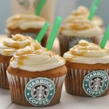 Starbucks Themed Cupcakes - Dubai