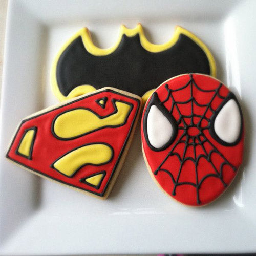 Decorated Superhero Cookies - Dubai 