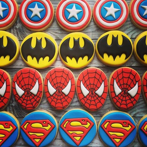 Superhero Cookies - Dubai