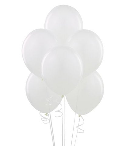 White Latex Balloons Dubai
